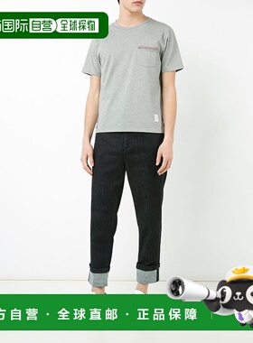 香港直邮Thom Browne 汤姆 布朗 男士 圆领T恤 MJS010A01454短袖