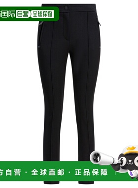 1h可退 香港直邮moncler 盟可睐 女士 黑色修身裤子(GORETEX) 2A0