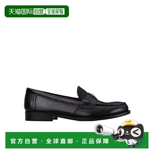 香港直邮Tory Burch 圆头乐福鞋 150907汤丽柏琦女鞋一脚蹬皮鞋