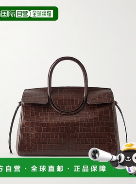 1h可退 香港直邮Staud 女士 Maude 鳄鱼皮革感手提包 H26R7004SCE