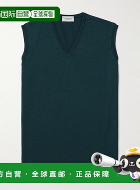 香港直邮John Smedley 男士 Hadfield 修身美利奴羊毛毛衣马甲 HA