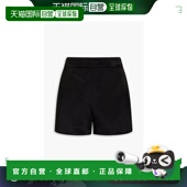 香港直邮THEORY 希尔瑞 女士 1h可退 缎面斜纹布短裤 N0109205BLA