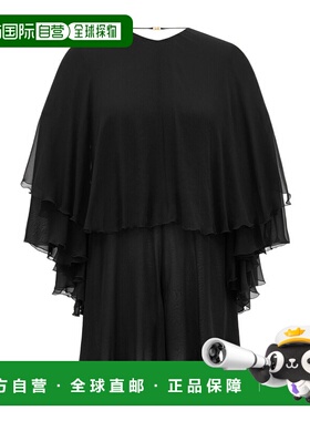 香港直邮Saint Laurent 平纹绉纱露背连衫裤 817868Y115W连体裤