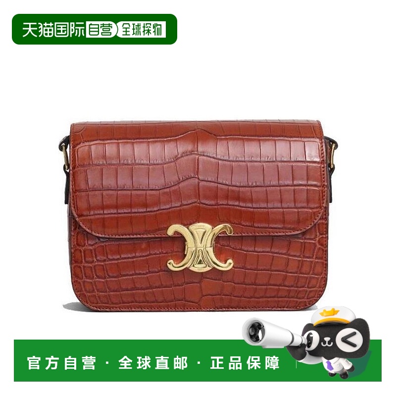 香港直邮Celine TRIOMPHE中号真皮手袋 187364BF6.斜挎包单肩包