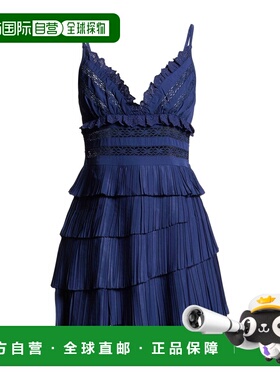 1h可退 香港直邮SEA 海洋 女士 短款连衣裙 blue蓝色 舒适时尚