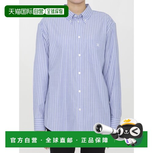 香港直邮CELINE 女士衬衫 2C16B419X07DG AW2024 蓝支付后1h可退