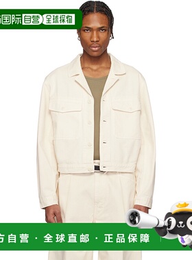 1h可退 香港直邮Lemaire 男士 灰白色卡车司机牛仔夹克 OW1142LD1