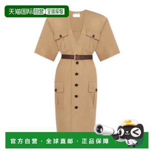 连衣裙 SAHARIENNE短袖 790089Y3A99 Laurent 香港直邮Saint