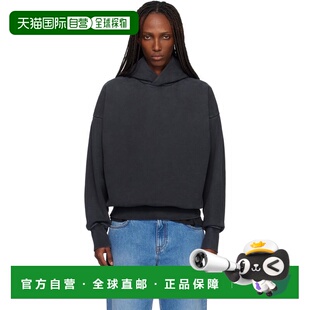 1h可退 香港直邮essentials fear of god 女士 黑色 Washed 连帽