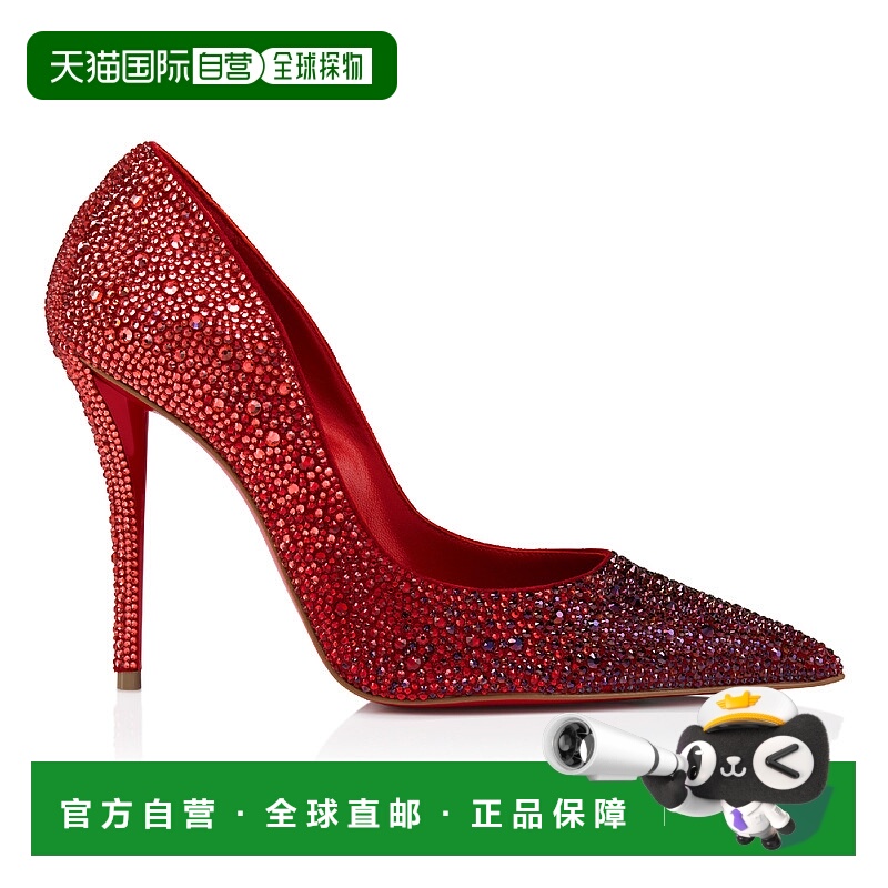欧洲直邮CL路铂廷 红底鞋 25秋冬 3250567r843 女士 高跟鞋水晶