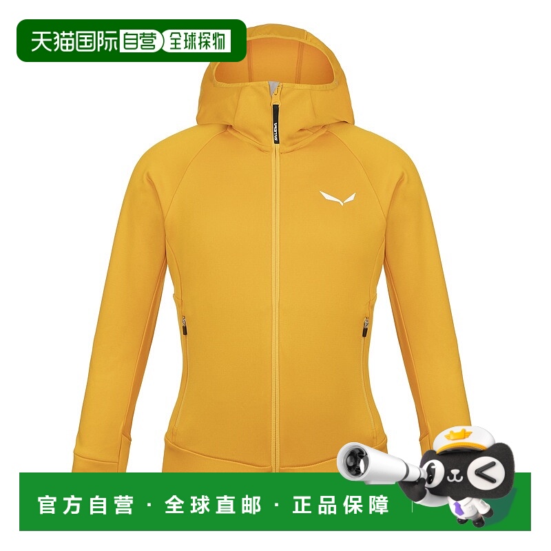 自营欧洲直邮Salewa沙乐华 Puez Polarlite 儿童拉链连帽衫抓绒衣