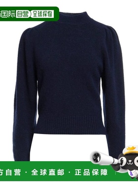 香港直邮ISABEL MARANT 女士 高领上衣 blue蓝色 舒适时尚