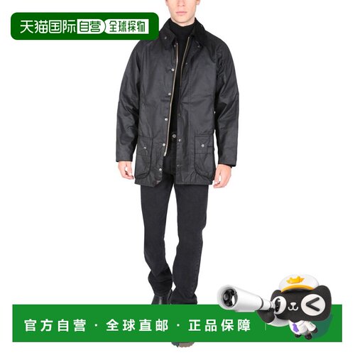 1h可退 香港直邮Barbour 男士夹克 MWX0017BK91 AW2025 黑色