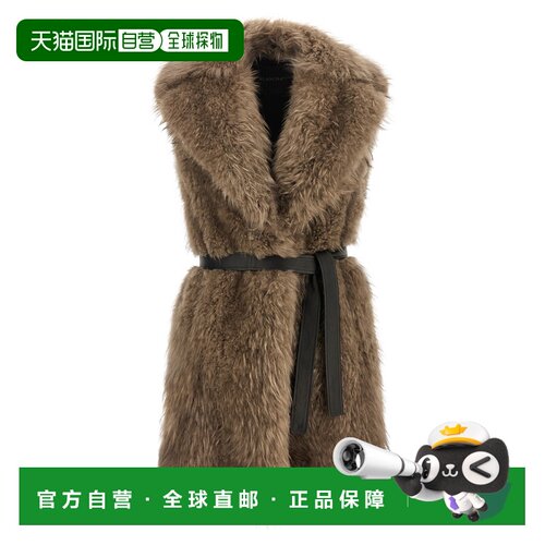 香港直邮BLANCHA 女士马甲 26044311NATURALE AW2026 棕色 'Tippi