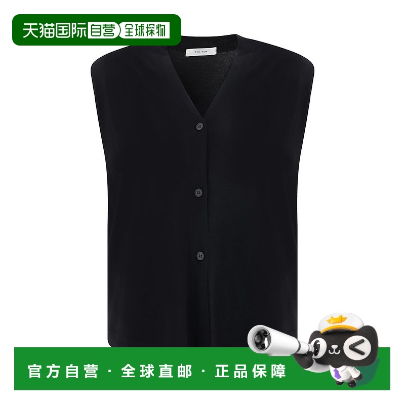 1h可退 香港直邮The Row 女士 Harrell 背心 8266Y590 black黑色