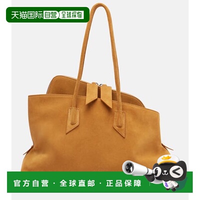 1h可退 香港直邮The Attico 女士 La Passeggiata 中号绒面革手提