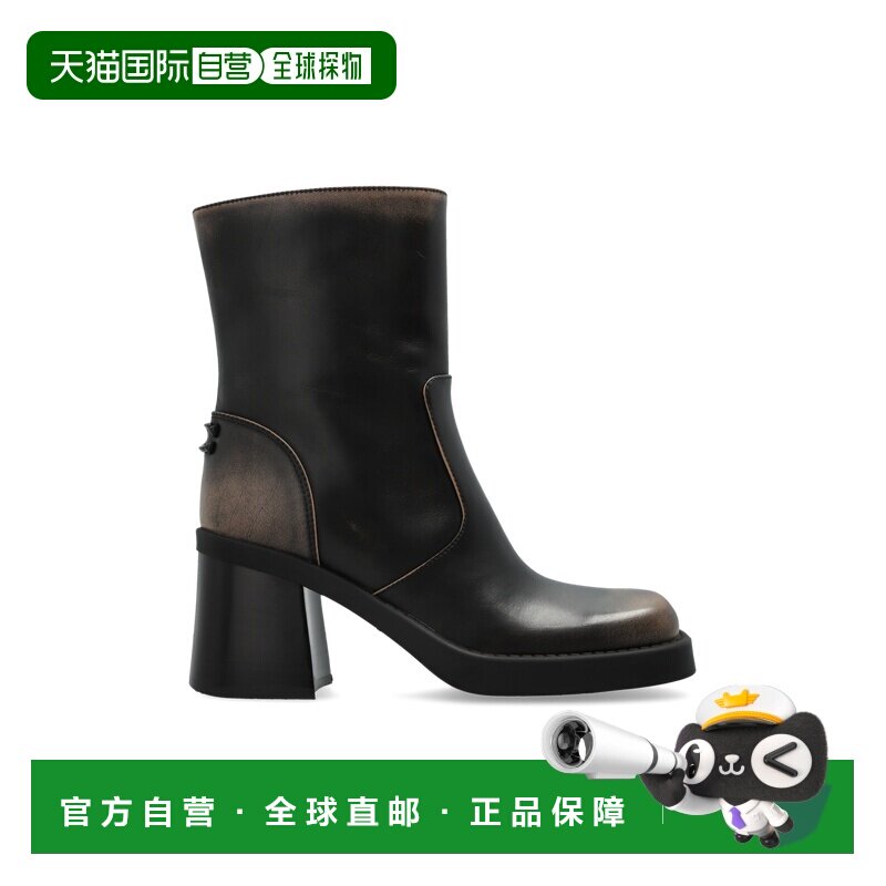 1h可退 香港直邮COACH 女士高跟鞋 CBO460BLK CO 棕色 Heeled ank