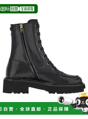 香港直邮Salvatore Ferragamo 系带踝靴 01E517厚底鞋女靴