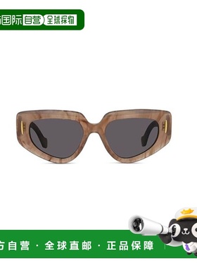 1h可退 香港直邮LOEWE 罗意威 女士 LW40160I 太阳镜 LW40160I64a