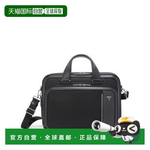 自营欧洲直邮Tumi途明 Arrive男士黑色涤纶拉链开合大号公文包