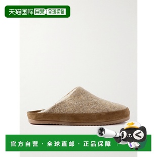 香港直邮MULO 山羊皮边皮毛内里便鞋 男士 Wool Recycled 1h可退