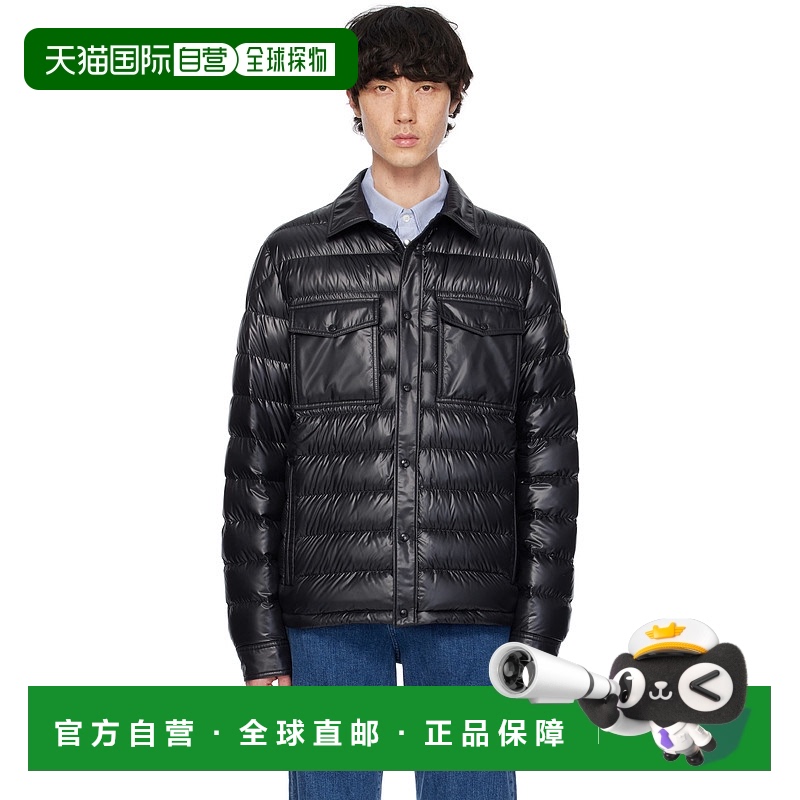 香港直邮Moncler 盟可睐 男士 黑色 Chambly 羽绒夹克 K10911G000