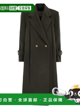 香港直邮Weekend Max Mara 女士 SMALTO 羊毛垂褶大衣 2525016026