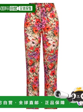 1h可退 香港直邮Blumarine 蓝色情人 女士 休闲长裤 red红色 舒适