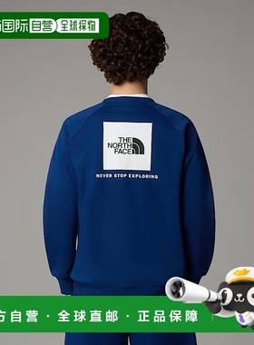 自营欧洲直邮北面Redbox 男士插肩袖运动衫TheNorthFace羊毛