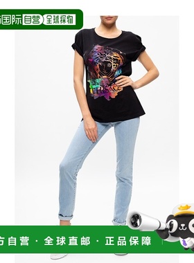 香港直邮Versace 印花图案T恤 A87464A228806A1008