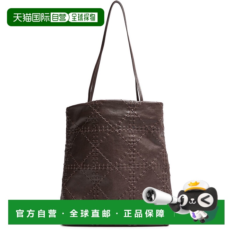 香港直邮The Row 女士 Lilou 编织皮革包包  舒适时尚