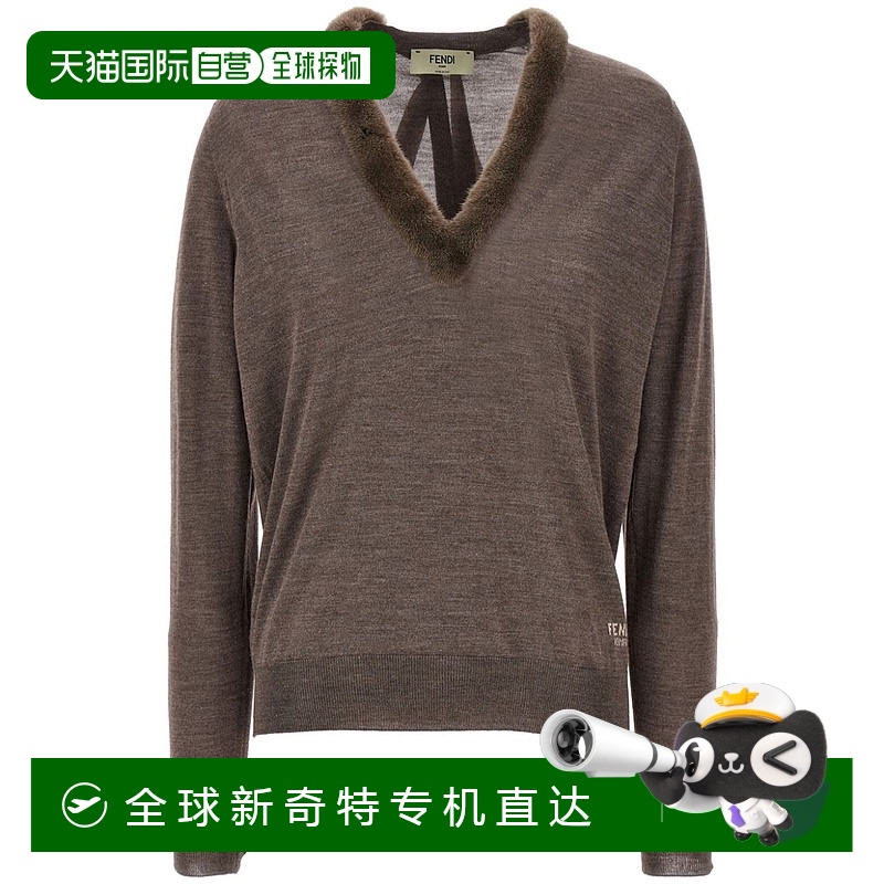 1h可退 欧洲直邮fendi 女士 针织衫毛衣