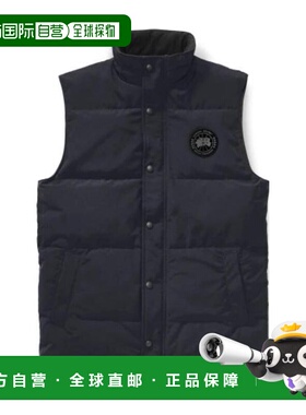 1h可退 【99新未使用】香港直邮Canada Goose 徽标马甲羽绒服 415