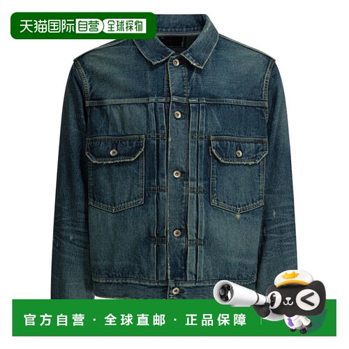 香港直邮SACAI 男士夹克 2603964M401 SS2026 蓝色 Jackets & Coa