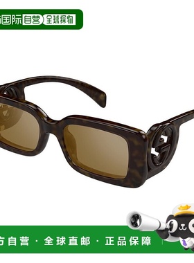 香港直邮Gucci 古驰 女士 矩形框太阳镜 GG1325S colorful花色 舒