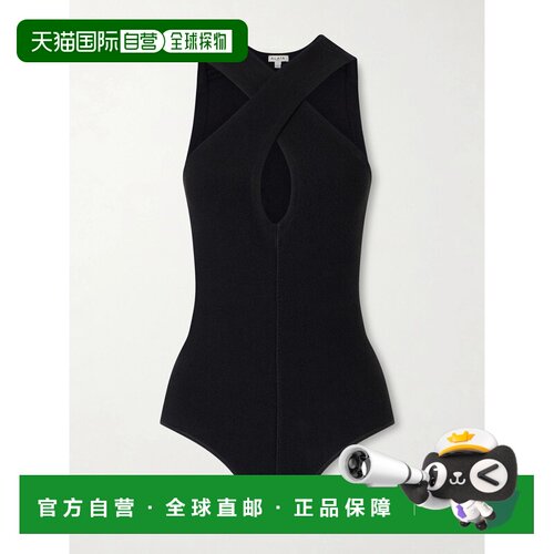 1h可退 alaia 女士 body 交叉式紧身连体衣 AA9B1128K212