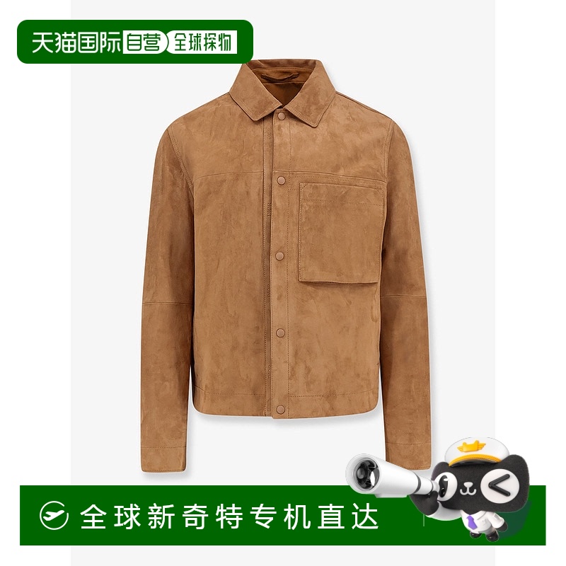 1h可退 香港直邮DIOR 迪奥 男士 engravings 绒面革夹克 493L421B