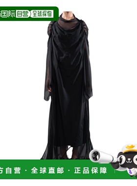 1h可退 香港直邮Rick Owens 垂坠半透明连衣裙 RO01E7593吊带裙