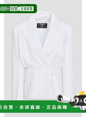 1h可退 香港直邮Balmain 巴尔曼 女士 Cupro-sateen 西装外套 YF0