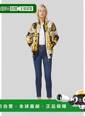 香港直邮Versace 巴洛克印花棒球外套 A87131A235781A7027