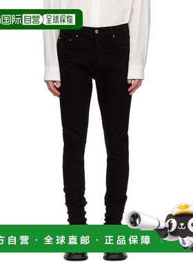 1h可退 香港直邮AMIRI 男士 黑色 Stack 牛仔裤 PXMD002 舒适时尚