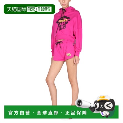 香港直邮VERSACE 女士短裤 10024141A011741PA40 AW2021 紫红色
