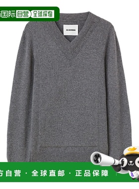 香港直邮Jil Sander V 领毛衣 J22GP0208J14711长袖针织衫