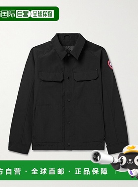 1h可退 香港直邮Canada Goose 加拿大鹅 男士 Burnaby Logo-Appli