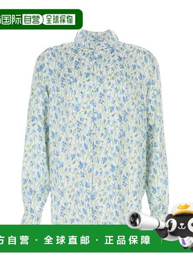 1h可退 香港直邮LOEWE 罗意威 男士 印花缎面衬衫 H526Y05WEKWHIT