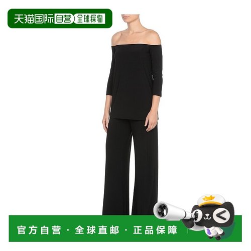 香港直邮Norma Kamali 黑色露肩罩衫 KK4266PL130