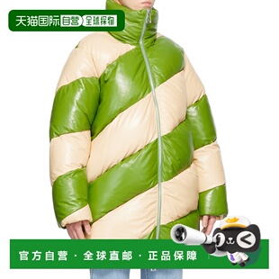 拼接拉链棉服 Veneta 香港直邮Bottega 688751V1NN 99新未使用