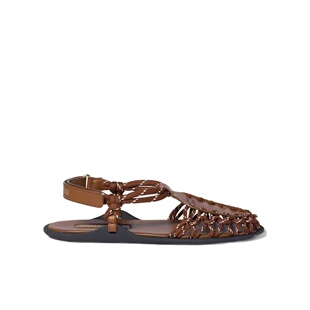 缪缪 Miu 香港直邮Miu 5X61 5X615E3ZMLF0L18 平底鞋 女士 1h可退