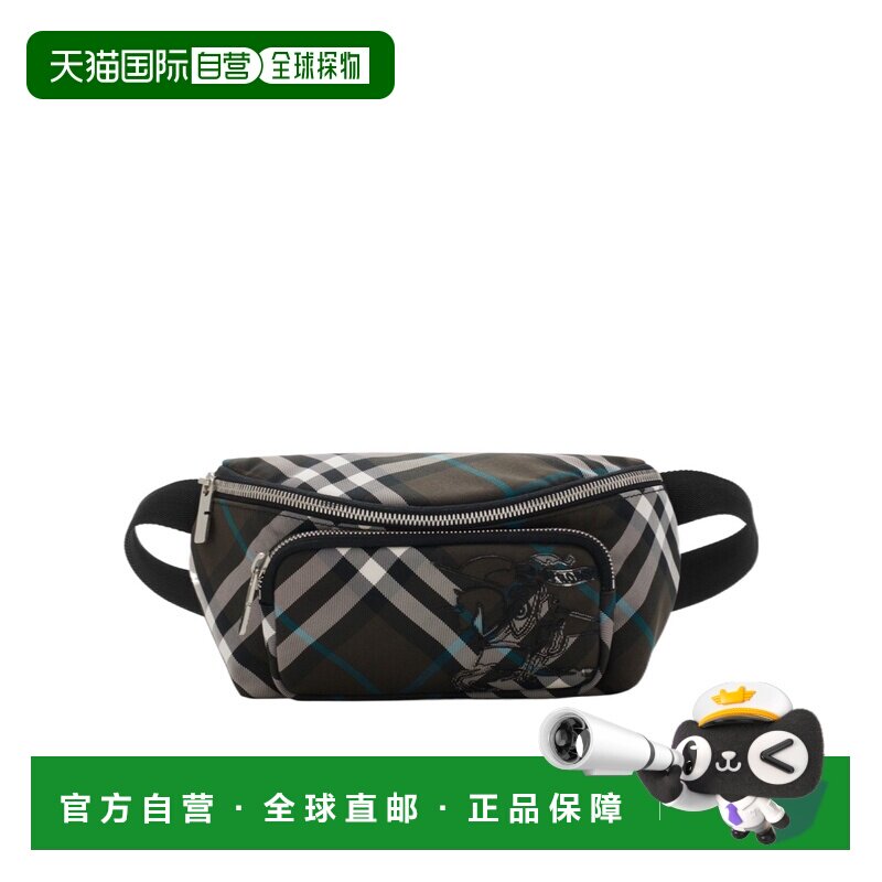 1h可退 香港直邮BURBERRY 男士腰包 81067151 SS2025 花色 小号格