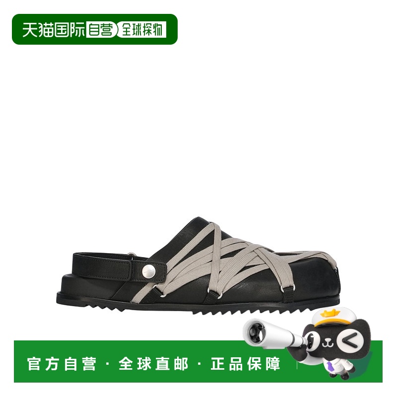 香港直邮Rick Owens 圆头厚底穆勒鞋 RP01E7817LOOW1